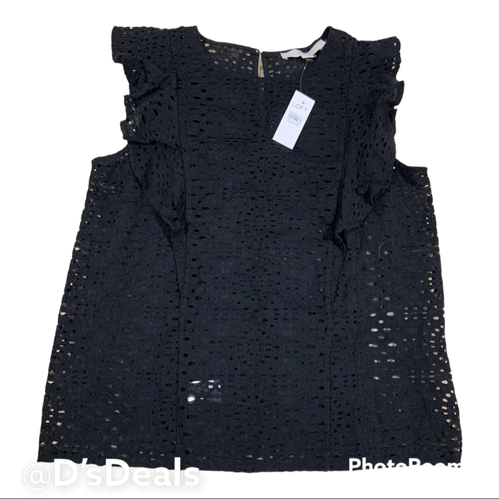 LOFT Lace Sleeveless Top